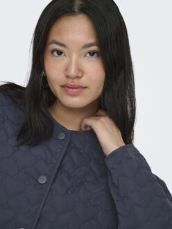 Only Onlheart life quilted jacket noos otw navy - maat M Blauw
