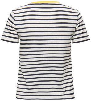 Only onlheart life s/s tee jrs noos 15318959 night sky / lemon Zwart