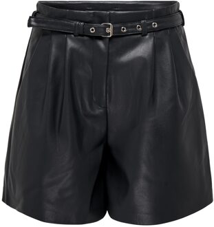 Only Onlheidi faux leather shorts noos o Zwart - XS