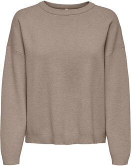 Only Onlibi ls loose oneck cc knt Beige - M
