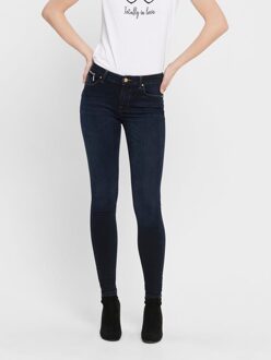 Only ONLISA REG SK ZIP JEANS - Dark Blue dnm Dark Blue