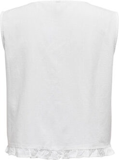 Only Onljakiri linen sl emb vest ptm off-white Ecru - XS