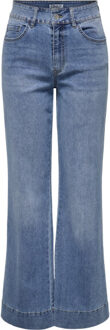 Only Onljuicy hw wide stud dnm gua blue denim Blauw - 28-32