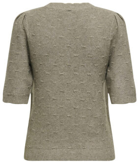 Only Onlkatia ss structure o-neck cc knt dessin Bruin - L