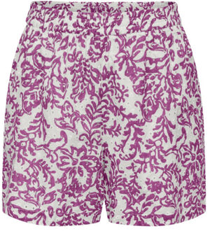 Only Onlkelly chanee emb shorts wvn dessin Wit