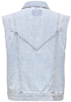 Only Onlkennedy sl dnm waistcoat bj Blauw - M