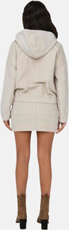 Only Onlkenzie l/s cord jacket pnt noos pumice stone Beige - XS