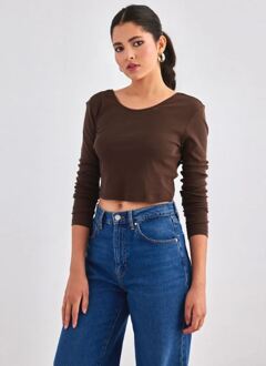 Only Onlkika l/s cropped top jrs Bruin - M