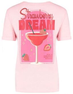 Only Onlkita life s/s drinks top box jrs Roze - XS