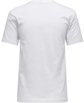 Only onlkita reg s/s print top noos 15367568 rita flower blue Blauw - M