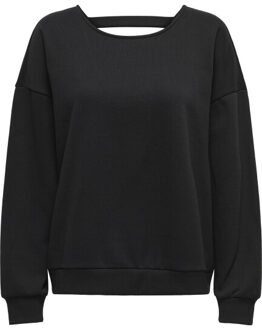 Only Onllari l/s cut out back cs swt Zwart