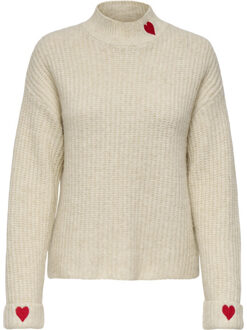 Only Onllauren life ls rib highneck cs k Rood - S