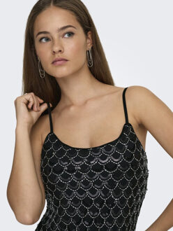 Only Onllima sl shine top box jrs - Zwart - M