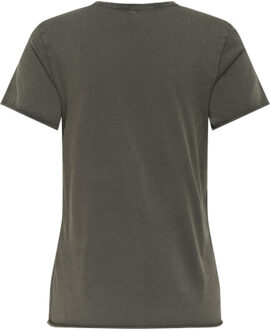 Only Onllucy life reg s/s western top bo Grijs