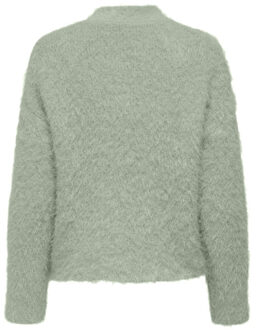 Only Onllulu ls rib highneck cc knt mint Groen