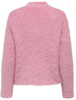 Only Onllulu ls rib highneck cc knt - Roze - M