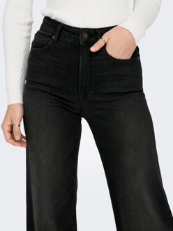 Only Onlmadison blush hw dnm cro099 black denim - maat XL / L30 Zwart