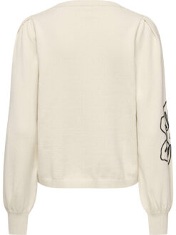 Only onlmagnolia ls detail pullover knt 15367757 whitecap gray Grijs - M