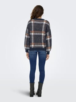 Only onlmarion life ls o-neck knt 15361354 night sky Blauw - M