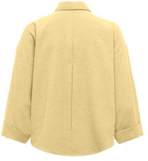 Only Onlmeg l/s shirt cs wvn Geel