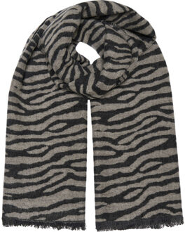 Only Onlmila leo woven scarf cc pure cashmere/tiger - maat One size Veelkleurig