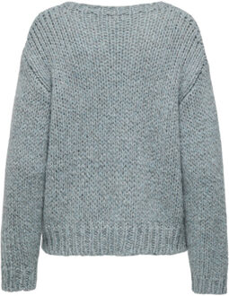 Only Onlmille ls o-neck knt Blauw - M