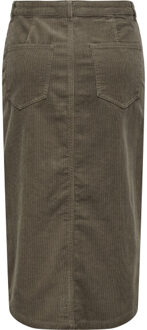 Only onlmoxie hw long slit cord skirt cc 15325088 coffee quartz Bruin