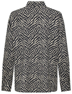 Only onlnova life vis l/s new grace shir 15357470 the it zebra Zwart