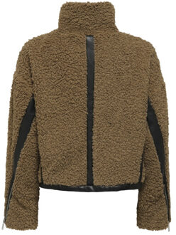 Only Onlpatti life teddy short jacket cc otw - Bruin