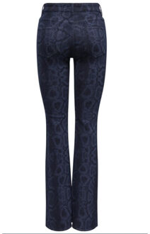 Only Onlpython hw flare snake aop dnm az - maat M / L32 Blauw