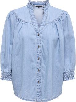 Only Onlraya 3/4 shirt dnm akm noos - maat XS Blauw