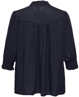 Only Onlraya 34 shirt wvn noos navy Blauw - L
