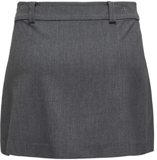 Only onlregina life hw pleat mel skirt t 152185 dark grey melange Houtskool - 36