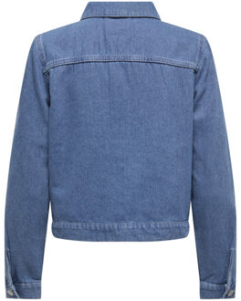 Only Onlrilla ls jacket akm dnm blue denim - maat S Blauw