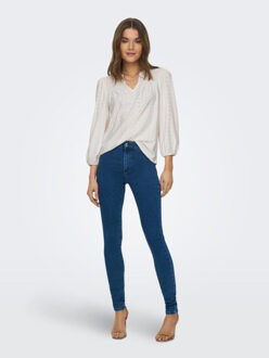 Only Onlsandra 34 split top jrs off-white - maat M Ecru