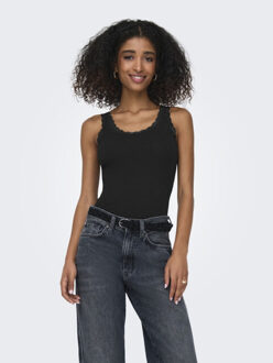 Only onlsara sharai lace tank top jrs no 15345994 - - maat L Zwart