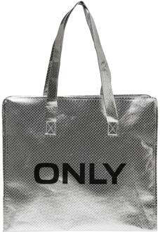 Only Onlshopping bag foil Zilver - One size