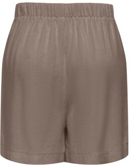 Only Onlsiesta hw linen bl shorts pnt taupe Bruin