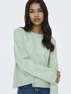 Only Onlsimoni l/s o-neck pullover knt n - maat L Grijs