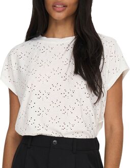 Only ONLSMILLA S/S TOP JRS  Dames T-Shirt - Maat XS