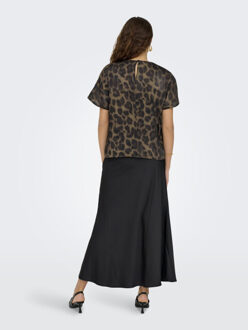 Only Onlstella life ss top wvn Bruin - M