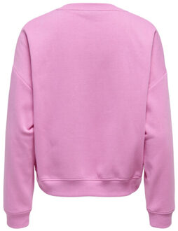 Only Onlsweat life ls crew o.size state noos - Roze - 40