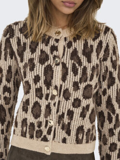 Only onlsybille ls jq button cardigan cs 15358214 irish cream Ecru