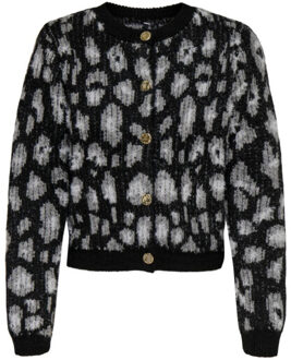 Only Onlsybille ls jq button cardigan cs Zwart - M
