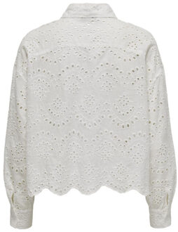 Only Onlvalais ls shirt wvn noos off-white Ecru - XS