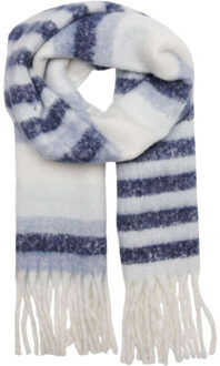Only Onlvilma life striped scarf cc dress blues/stripes Blauw - One size