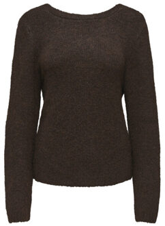 Only Onlzaggie life ls v-necck reversib knt - Bruin - 36