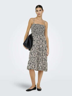 Only Onlzelina life smock 3in1 dress skirt wv pumice st - maat XS Veelkleurig