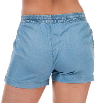 Only Pema Life short voor dames, denimkleur Blauw - EU 44 / UK 16