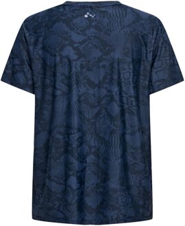 Only Play Alleen spelen T-shirt Donkerblauw